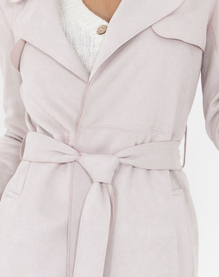Gabardina Suede Larga