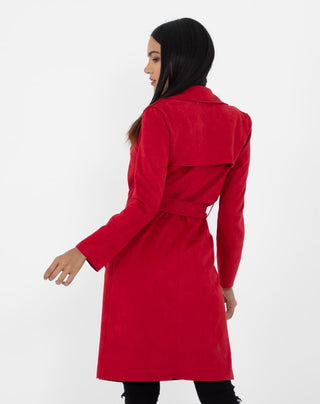 Gabardina Suede Larga