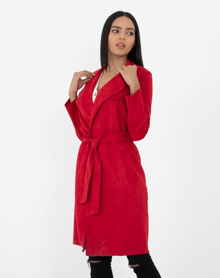 Gabardina Suede Larga