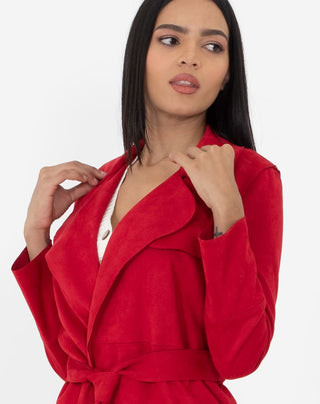 Gabardina Suede Larga
