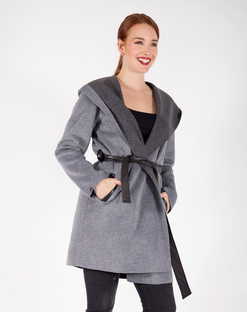 Abrigo Suelto Con Solapa