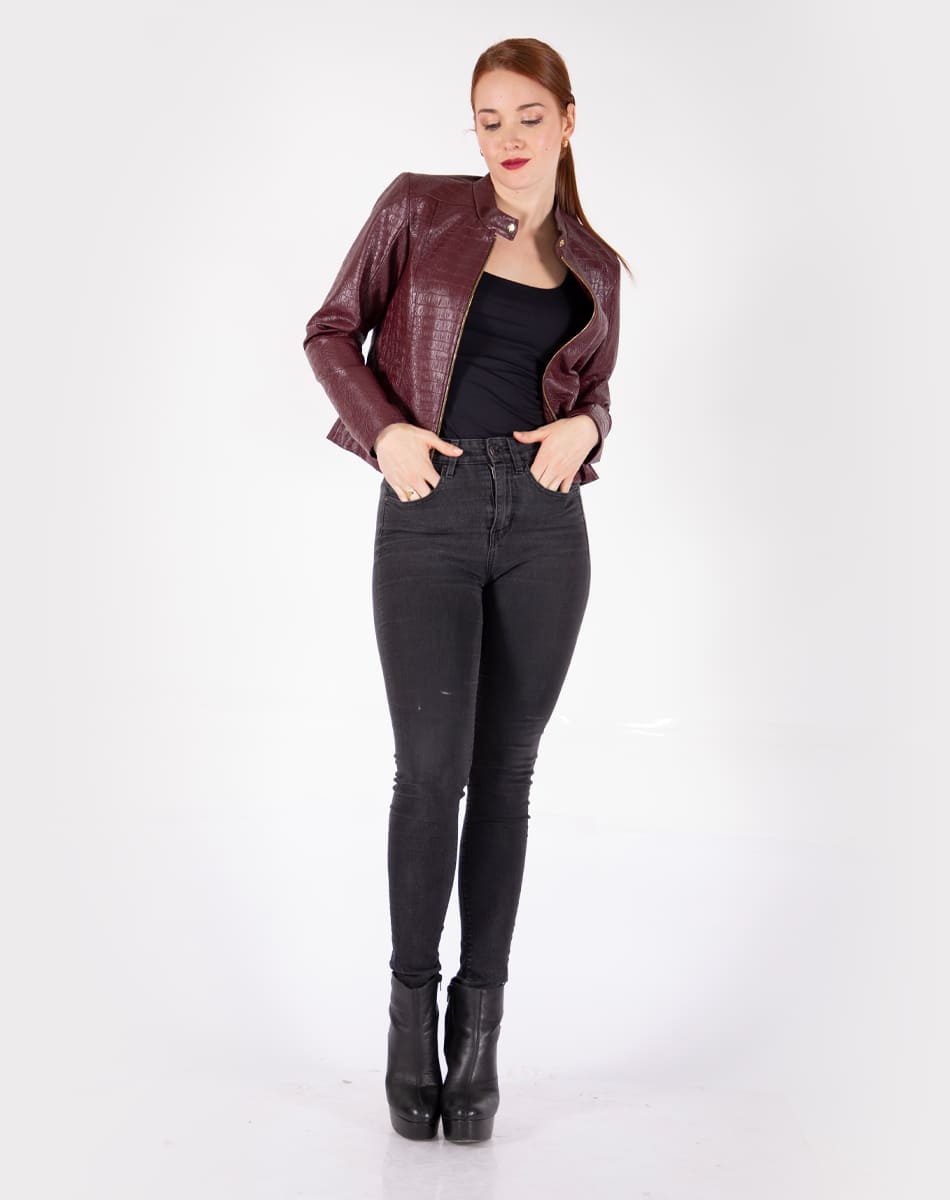 Color Vino Pantalon Cuero Rojo Mujer Leggins De Piel Color Vino