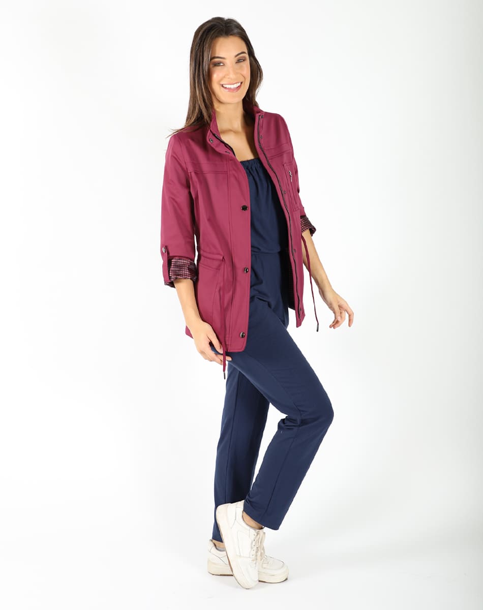 Gabardina Estilo Safari