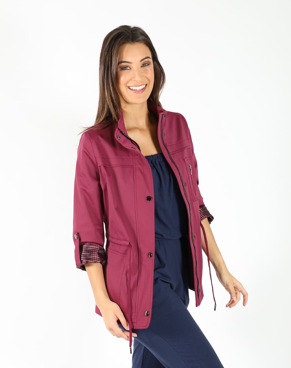 Gabardina Estilo Safari