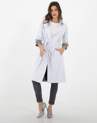 Gabardina Casual Larga