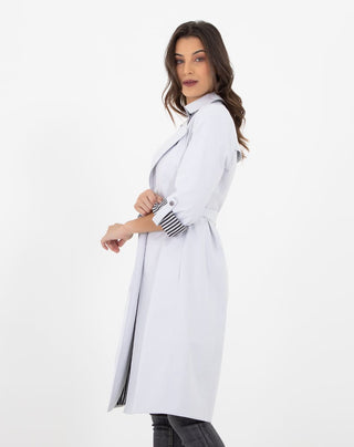 Gabardina Casual Larga