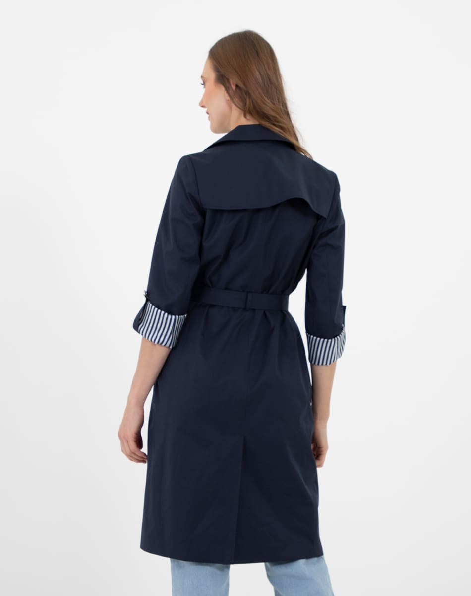 Gabardina Larga con Cinturón