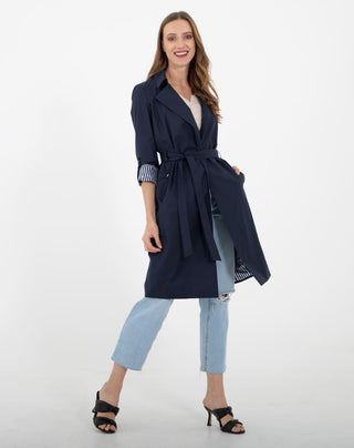 Gabardina Casual Larga