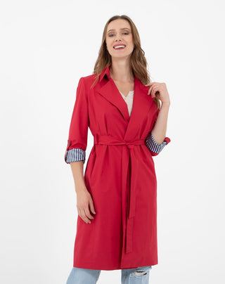Gabardina Casual Larga
