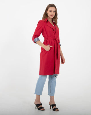 Gabardina Casual Larga