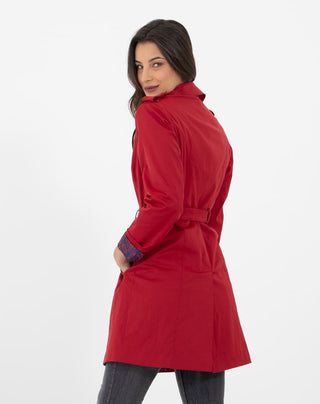 Gabardina Tradicional Con Amarre