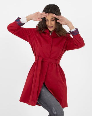 Gabardina Tradicional Con Amarre