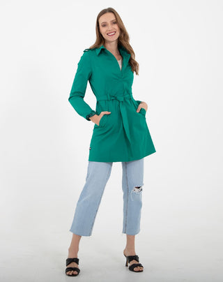 Gabardina Tradicional Con Amarre