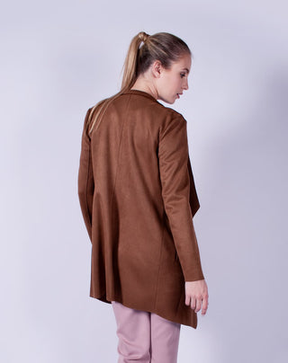 Abrigo suede T75082