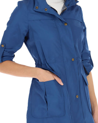 Gabardina con gorro y empacable T80593