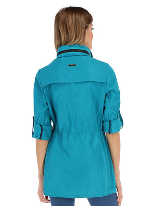 Gabardina con gorro y empacable T80593