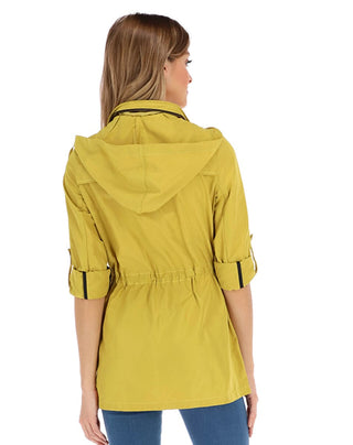 Gabardina con gorro y empacable T80593