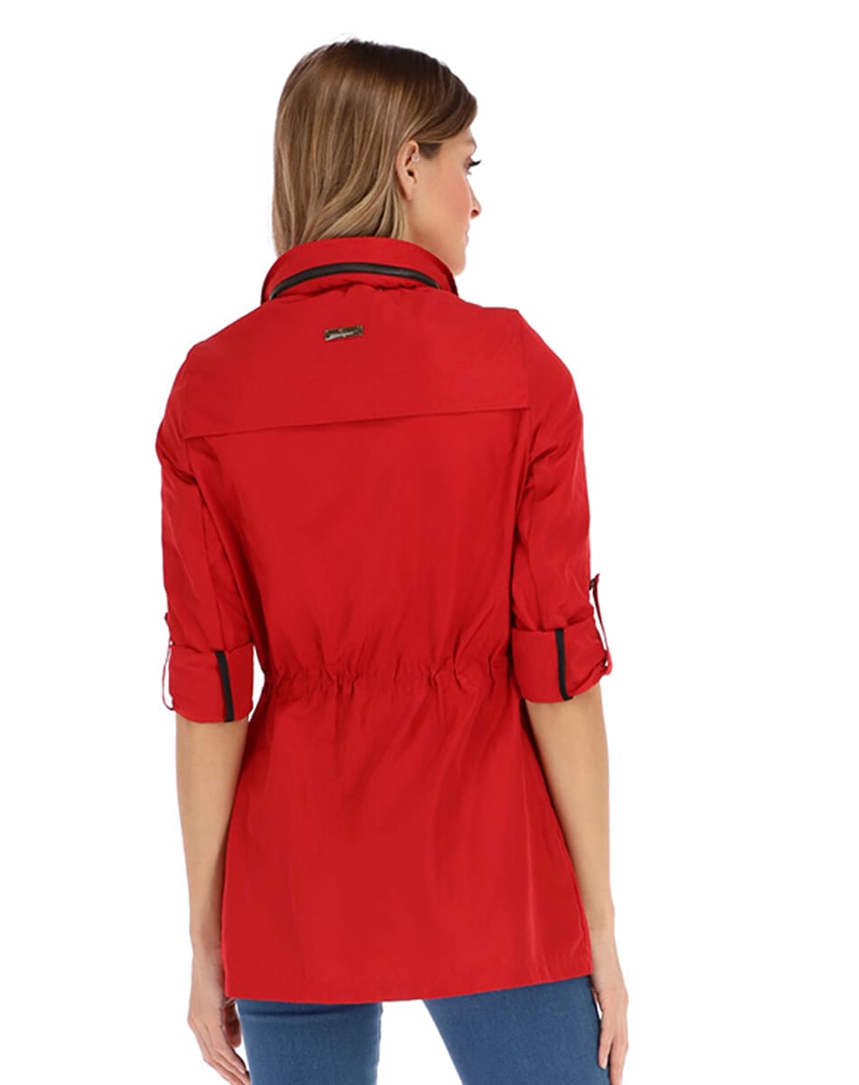 Gabardina Ligera Con Gorro